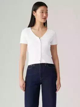 Топ Levi's Muse Button, белый