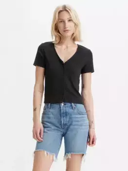 Топ Levi's Muse Button, цвет caviar