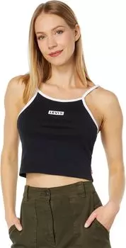 Топ Levi's Womens Graphic Mazzy Tank, цвет Caviar White