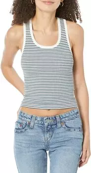 Топ Levi's Womens Honey Tank, цвет Sade Stripe Cloud Dancer