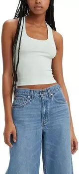 Топ Levi's Womens Honey Tank, цвет Vanilla Starlight Blue
