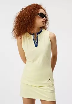 Топ LEYA SLEEVELESS J.LINDEBERG Sports, цвет wax yellow