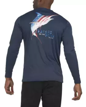 Топ Liberty Marlin с длинными рукавами Reel Life, цвет Dress Blues