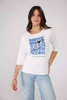 Топ LIEBLINGSSTCK Shirt, белый