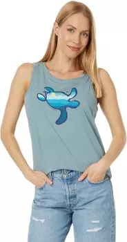 Топ Life is Good Turtlescape Crusher-Lite Tank, цвет Smoky Blue