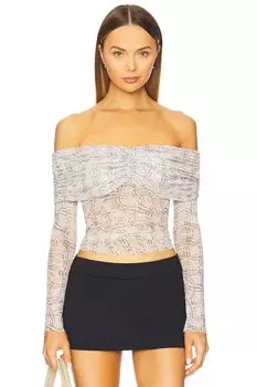 Топ Lilith Afrm, lace plaid