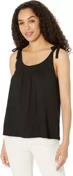 Топ Lilla P Flame Modal Swingy Tie Strap Tank, черный