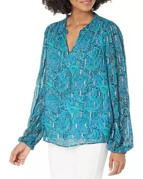 Топ Lilly Pulitzer Giana Long Sleeve, нави
