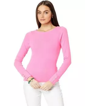 Топ Lilly Pulitzer Jadah Knit, цвет Roxie Pink