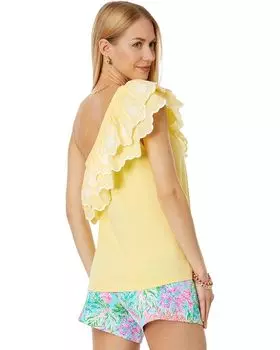 Топ Lilly Pulitzer Kym Knit Top, цвет Crme Fraiche