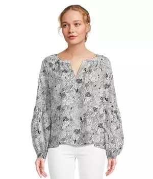Топ Lilly Pulitzer Sullivan Top, цвет Onyx Animal Magnetism