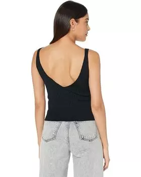 Топ line and dot Lynn Sweater Tank Top, черный