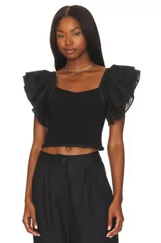 Топ Line & Dot Mara, черный