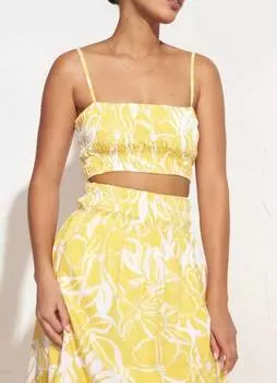 Топ Liya с цветочным принтом El Marsa Marigold FAITHFULL THE BRAND