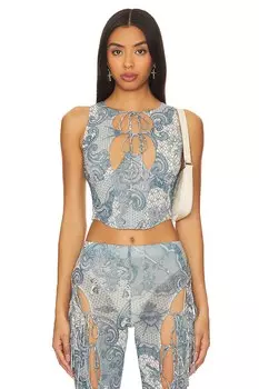 Топ LOBA Natalia, синий