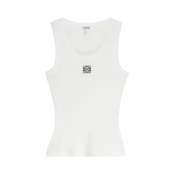 Топ Loewe Anagram Tank 'White', белый
