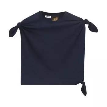 Топ Loewe Knot Top, цвет Midnight Blue