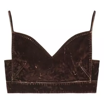 Топ Loewe с бретелями Кофейные зерна