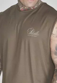 Топ Logo SIKSILK, коричневый