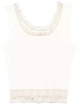Топ Logomania Chiara Ferragni, белый