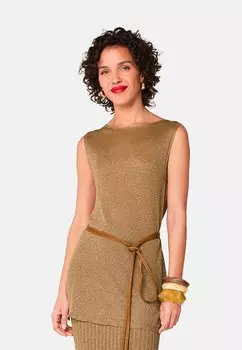 Топ LONG PLEATED Rodier, коричневый