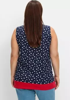 Топ LONG Sheego, темно-синий