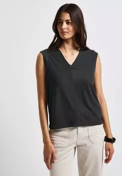 Топ LOOK STRUKTUR Street One, темно-серый