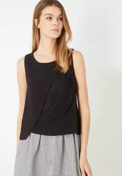 Топ Love & Money на молнии, черный