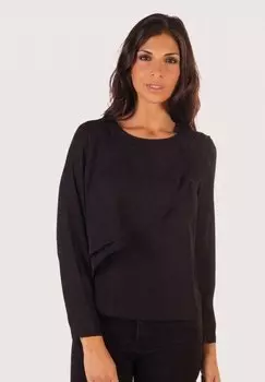 Топ Love & Money с пуговицами на спине, черный