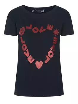 Топ Love Moschino, черный