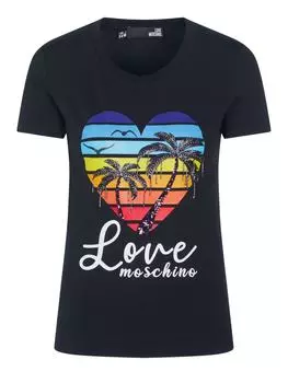 Топ Love Moschino, черный