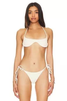 Топ Lovers and Friends Here with You, кремовый