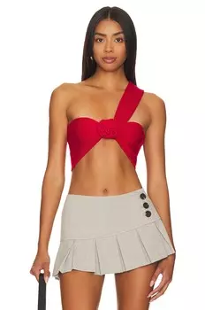 Топ Lovers and Friends Wenda Rosette Crop, цвет Summer Red