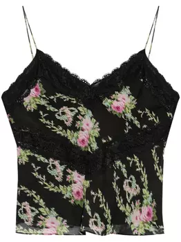 Топ LoveShackFancy Brimsley, черный