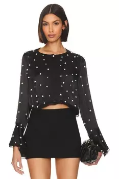 Топ LoveShackFancy Lyndon, черный