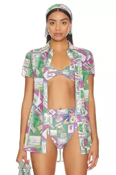 Топ LPA Roma Button Down, цвет Multi Pomodoro