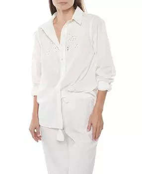 Топ Lucille Calypso St. Barth, белый