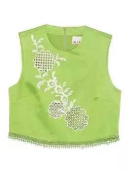 Топ Luisa ALEMAIS, зеленый