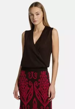 Топ Luisa Spagnoli, коричневый