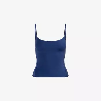 Топ Lululemon Nulu Wundermost на тонких бретелях из джерси, синий