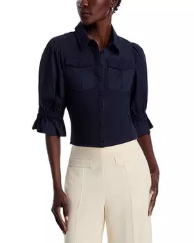 Топ Lyric Slim Fit Cinq Sept, синий