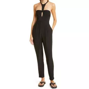 Топ Mabel Halter черного цвета RONNY KOBO