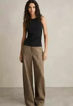 Топ MADELYNNE RUCHED-SIDE Reiss, черный