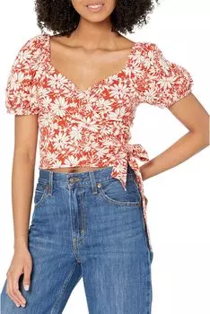 Топ Madewell Anita Top - Linen, цвет Roasted Squash