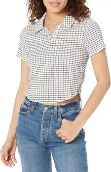 Топ Madewell Borage Top in Liability Omaha Fabric, цвет Lighthouse