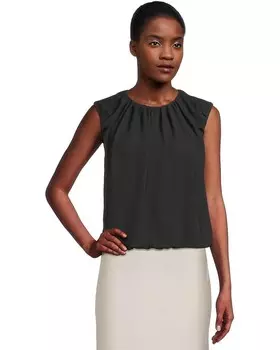 Топ Madewell jade top - polyester chiffon, цвет True Black 1