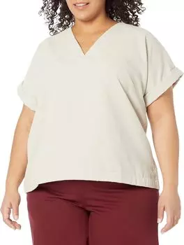 Топ Madewell Plus Collette Top - Drapey Corduroy, цвет Harvest Moon
