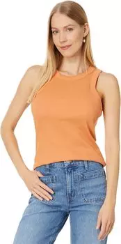 Топ Madewell Supima Rib Cutaway Tank, цвет Sunset Haze