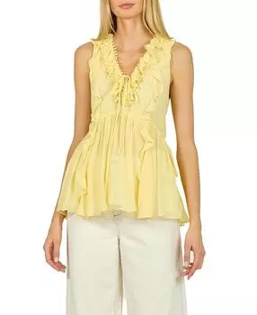 Топ Madison Secret Mission, желтый