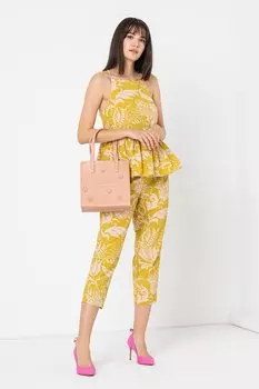 Топ Mahbel с принтом и присборенной кромкой Ted Baker, белый